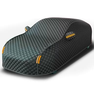 Bâche Voiture Anti-grêle Extérieur pour Ford Mustang(2004-2025), Housse Protection Voiture 100% Étanche Anti Grêle UV Soleil Anti Rayure, Bâche Contre la Grêle Coton épaissi