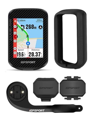 iGPSPORT BSC300T Compteur Velo sans Fil Pack, Tactile Map Navigation Recalcul de Cap, 2,4'' Écran Mode vélo électrique