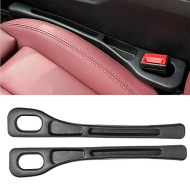 2 Pcs Organisateur Latéral de Siège, Sac de Rangement, Support de Téléphone, Accessoire Voiture Interieur pour Tous les Sièges d'auto de Passager Avant pour Voitures, Camions