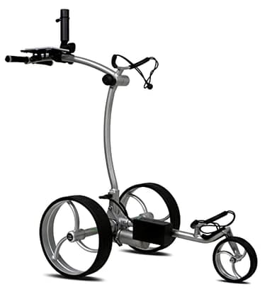 tour-made RT-610S Chariot de Golf électrique I Frein de Descente I Nombreux Accessoires I Batterie au Lithium 27-36 Trous I Chariot 3 Roues Pliable I Qualité de Marque Allemande
