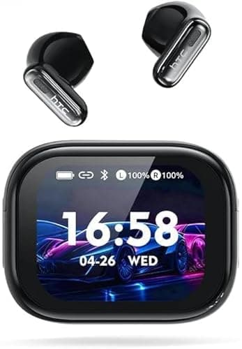 NE68 AI Traducteur Vocal instantané avec écran, 3 en1 Ecouteur Traducteur Instantané avec 150 Langues, 60H Traduction Instantanée, 9 Modes de Traduction ecouteur traducteur pour Voyage