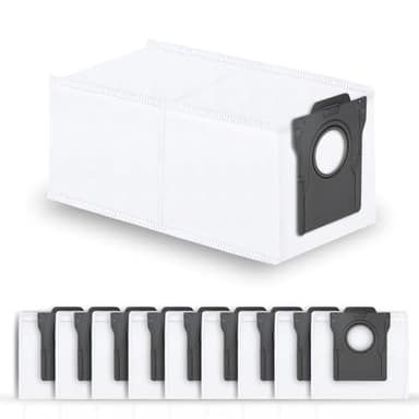 Lot de 10 Sacs à Poussière pour Aspirateur Dreame L10s Ultra Gen 2, L10s Pro Ultra Heat, Aqua10 Ultra, X40 / X50 Master, Mova E30 Ultra / Z50 Ultra / V50 Ultra, X30 Ultra / X40 Ultra / X50 Ultra -3,2L