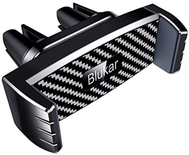 Blukar Support Téléphone Voiture, Porte Telephone Voiture Grille d'aération Support Ventilation, Super Solide Facilité d'utilisation 360°Rotation Compatible avec iPhone 17/16/15 et 4.7-6.7" Smartphone