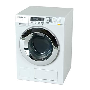 Theo Klein 6941 Lave|Linge Miele | Quatre programmes de Lavage et bruitages Correspondants | Fonctionne avec ou sans Eau | Dimensions : 18,5 cm x 26 cm x 18 cm | Jouet pour Enfants à partir de 3 Ans