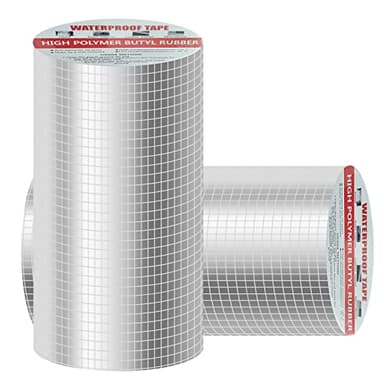 Ruban Butyle Étanche 200mmx5m - Adhésif Pour Réparation de Fuite, Toit, Bitume - Auto-Adhésif, Correctifs Imperméables
