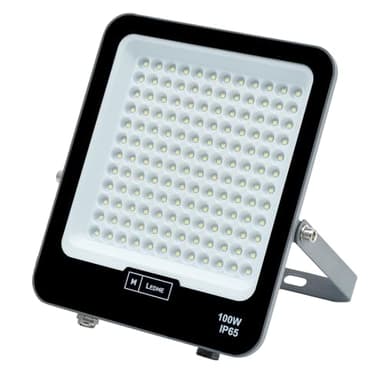 M Ledme - Projecteur Led Napoli Plus 100W, 12000 lumens, IP65 Dimmable, Lumière neutre (4000k), éclairage extérieur. Utilisation pour jardin, patios, parking, hôtel, bâtiments etc.