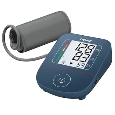 Beurer BM 25 Tensiomètre pour le bras, utilisation simple avec un seul bouton, mesure précise, détection d'arythmie, port USB-C, brassard 22-42 cm, transfert de données vers Apple Health et autres