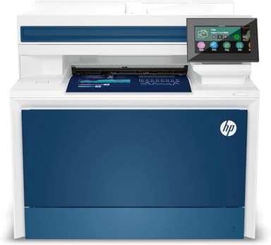 HP Color LaserJet Pro 4302fdw, 5HH64F, Imprimante Multifonction A4, Impression, numérisation et Copie Recto/Verso, 33 ppm, N/B et Couleur, USB, Wi-FI, Ethernet, Fax, Écran Tactile, Bleue et Blanche