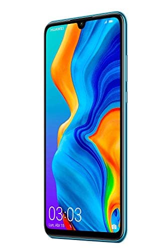 Huawei P30 Lite Smartphone débloqué 4G (6,15 pouces - 128Go - Double Nano SIM - Android 9.0) Peacock Blue [Version Française]