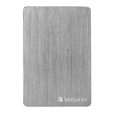Verbatim Store 'n' Go ALU Slim I 1 to I Argent I Disque Dur Externe I USB 3.2 GEN 1 I Disque Dur Externe en Aluminium I pour Windows & Mac OS X I Disque Dur Portable I Disque Dur USB Argenté