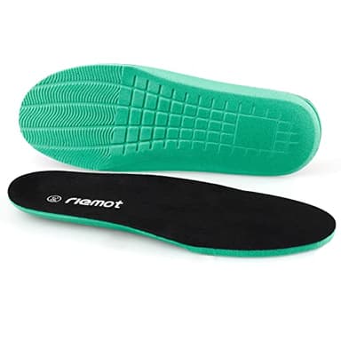 riemot Semelles Chaussures Confort pour Femme Homme Semelles de Remplacement pour Basket, Sneakers, Chaussures de Sécurité, Travail, Randonnée