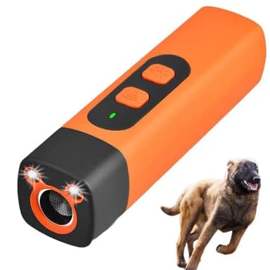 UEXEDO Anti Aboiement Chien Ultrason Puissant, 25kHz-40kHz, Appareil de Dissuasion à ultrasons pour Chien, Portée de 8 m, Dispositif Anti-aboiement à Ultrasons pour l'intérieur et l'extérieur (1)
