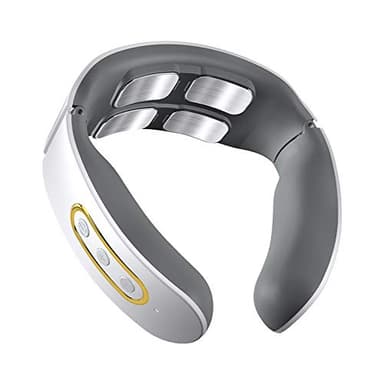 Masseur Cervical, 11-en-1 avec Thermothérapie à 42°C, 6 Modes et 9 Niveaux d'Intensité, Appareil de Massage Électrique Portable pour Détente Cervicale, Maison, Bureau et Voyage