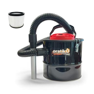 San Marco Aspirateur électrique à Cendres avec Filtre HEPA Pratikò 800 W pour poêle à granulés et Pellet, chéminées Aspiration Rapide capacitè 10l