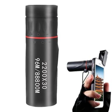 Lunette de visée monoculaire pour Adulte, monoculaire de Poche | Monoculaire avec Une Plus Grande Vision pour Adultes | Télescope monoculaire d'observation des étoiles Nocturnes pour, Adultes