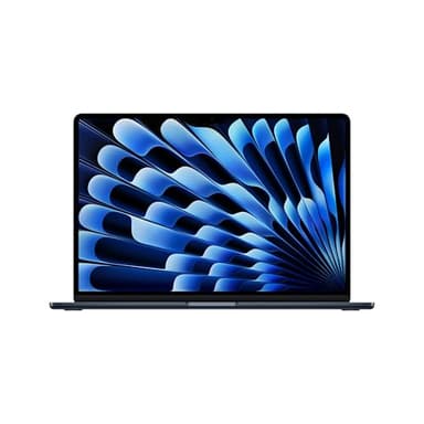 Apple MacBook Air 15 Pouces Ordinateur Portable avec Puce M4 : Conçu pour Apple Intelligence, Écran Liquid Retina de 15,3 Pouces, Mémoire unifiée de 16 Go, Stockage SSD de 512 Go, Touch ID ; Minuit