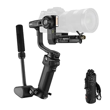 ZHIYUN Weebill 3S Combo [Officiel] Stabilisateur de cardan pour DSLR et Appareil Photo sans Miroir, stabilisateur 3 Axes avec trépied/poignée/Repose-Poignet/lumière/Sac, pour Nikon, Canon, Sony, etc