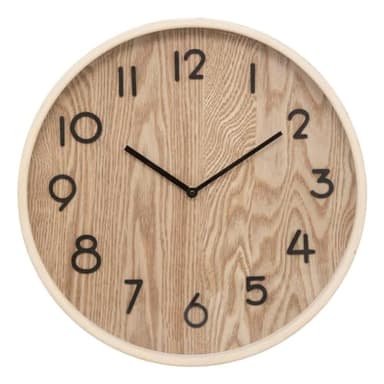 Atmosphera - Horloge Ivana - Bois et Verre - D38 cm
