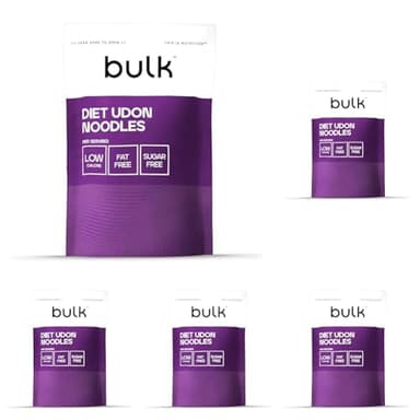 Bulk Nouilles de Régime, Nouilles de konjac, glucomannane, 200g (Lot de 5)