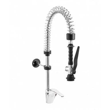 Robinet Douchette Professionnel avec Mitigeur+ Col de Cygne – Eau Chaude/Froide – Idéal Cuisine Pro, Restaurant, Bar, Hôtel, Collectivités – Fabrication Italienne (ERAMINI227)