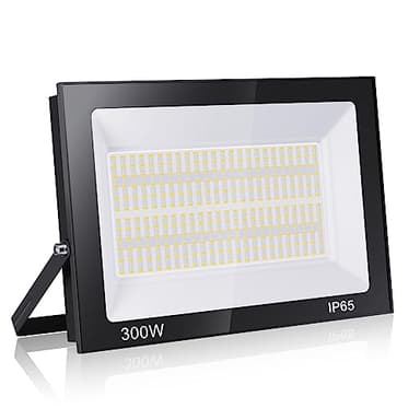 Loyal Projecteur LED 300W 30000LM Super Lumineux, 6000K Blanc Froid, IP65 Imperméable, Éclairage de Sécurité D'extérieur Pour Terrasse, Jardin, Garage, Cour