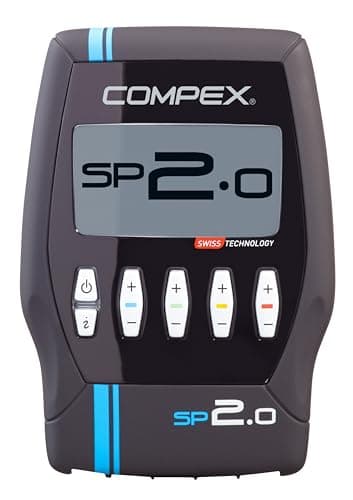 Compex SP 2.0 - Electrostimulateur Musculaire EMS, TENS, Massage - 4 canaux indépendants, 999 Niveaux d'intensité, 20 programmes - Compatible Application Coach - Capteur MI Sensor