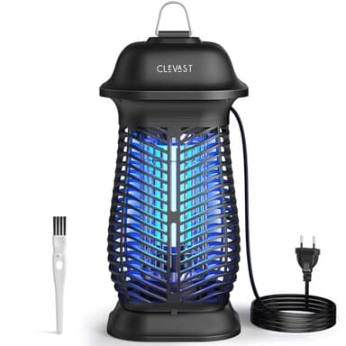 CLEVAST Lampe Anti Moustique Électrique, 20W UV Électrique Lampe Anti Insecte, 4200V Tueur d'insectes, Haute Puissance Lampe Mouche pour Intérieur et Extérieur