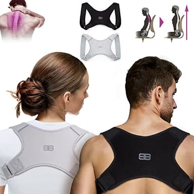 BACK BODYGUARD Correcteur Posture - Redresseur Dos - Ceinture Dos Homme - Ceinture Dorsale Femme - Correcteur de Posture Femme et Homme - maintien du dos