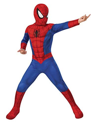 RUBIE'S Marvel Officiel - Déguisement Enfant Classique Spider-Man - Taille 5-6 ans