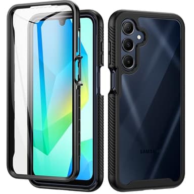 seacosmo Coque Samsung A16 5G/4G, Coque Samsung A17/A26 avec Protection D'écran, 360° Integrale Antichoc Housse Anti-Rayures Protection Double Face Case Etui pour Samsung Galaxy A17/A16/A26 4G/5G-Noir