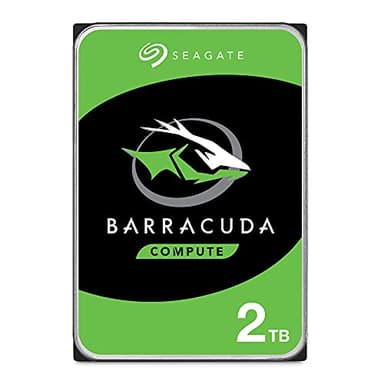 Seagate BarraCuda 2To, Disque dur interne HDD, 3.5 pouces, SATA 6 Goit/s, 7 200 tr/min, 256 Mo de mémoire cache, pour PC de bureau , Ouverture Facile, Services Rescue (ST2000DMZ08)