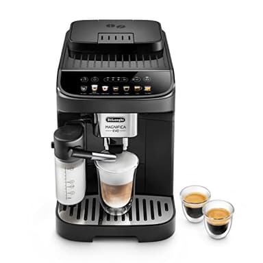 De'Longhi Magnifica Evo, Machine à Café et Cappucino avec Broyeur à Grains, ECAM292.81.B, Noir