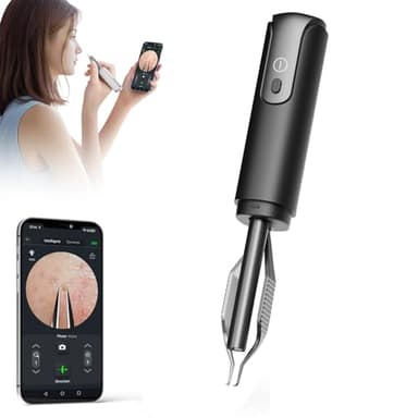 Pince à épiler pour enlever les points noirs avec appareil photo 1080p, précision ultime : pince à épiler avec appareil photo – Parfait pour les tâches délicates. – Pince à épiler pour poils incarnés,