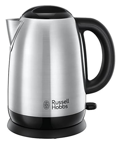Russell Hobbs Bouilloire Electrique [Puissante & Elegante] Adventure (1,7L, 2400W, Ebullition rapide, Marques pour 1/2/3 tasses, Bec verseur précis, filtre anticalcaire, Economie d'énergie) 23912-70