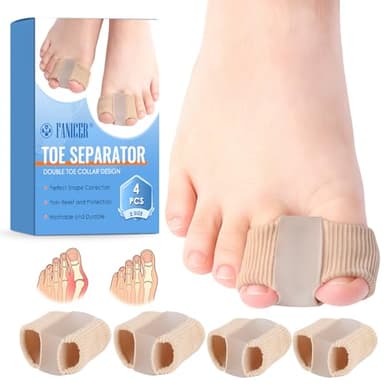 4 Pièces Ecarteur Orteil, Orthese Hallux Valgus, Separateur Orteil, Correcteur Hallux Valgus, Correcteurs D'orteils, Soin Des Pieds pour Orteils Superposés, Orteils en Marteau