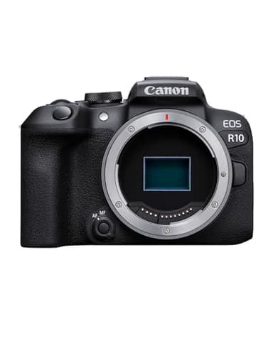 Appareil photo compact Canon EOS R10 (boîtier seul) - Appareil photo numérique - Autofocus CMOS Dual Pixel II et vidéo 4K jusqu'à 60 ips -Bluetooth, Wi-Fi USB-C - L’Allié Idéal De Toutes Vos Aventures