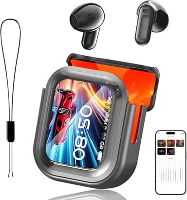 Relxhome Écouteurs NE20, Écouteur Traducteur Instantané NE20, Écouteurs Bluetooth 6.0, Écouteur Traducteur IA et écran Tactile LCD, Modes 6 et Langues 135, Casque pour Voyages/Affaires/études