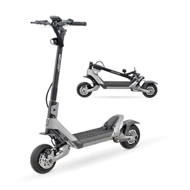 Joyor LuxeRider Trottinette électrique adulte, pliable, deux moteurs de 1200W, batterie de 52V 21AH, autonomie de 55-60km, roues pneumatiques de 25,4x8,9cm, charge maximale 150KG, double suspension