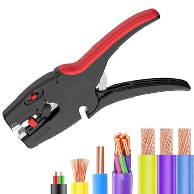 Tbintul Pince à Dénuder Automatique, 2 en 1 Pince à Dénuder, , coupe-fil multifonction 0,03-10 mm², pour électricité, automobile, électronique