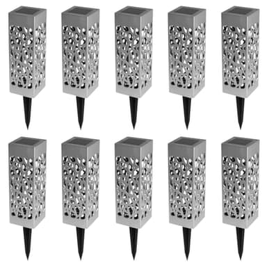 IDMarket - Lot de 10 Lampes solaires extérieures Molly