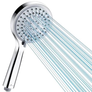 Magichome Pommeau de douche haute pression, pommeau de douche à 5 modes de pulvérisation, pommeau de douche à main à grand débit puissant pour basse pression d'eau