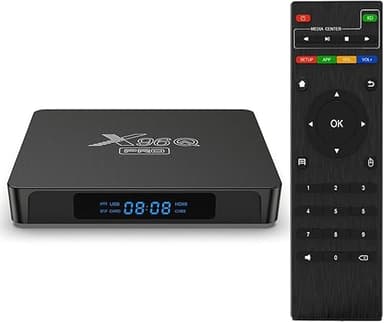 X96‎‎‎‎‎‎‎‎‎‎‎‎‎‎‎‎‎‎‎‎Q Pro décodeur Multimédia de Diffusion en continu 2Go/16Go Lecteur x96mini Smart TV Box WiFi, avec Allwinner H313, TV Box Android 10.0 Prend en Charge 4K HD, H256.