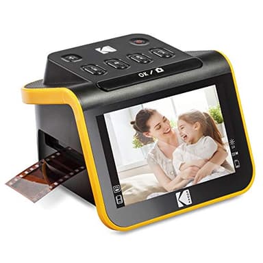 KODAK Slide N Scan avec Grand écran LCD 5 Pouces, convertit Les négatifs et Diapositives Couleur et Noir et Blanc 35 mm, 126, 110 en Haute résolution JPEG 22 MP
