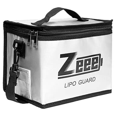 Zeee Lipo Safe Bag Sac Ignifuge et antidéflagrant Boîte de Rangement pour Batterie Lipo de Grande capacité Sac de Protection pour Le Chargement et Le Stockage