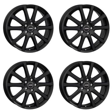 4x Jantes en aluminium AUTEC SKANDIC 7.0x17 ET48 4x100 Schwarz matt