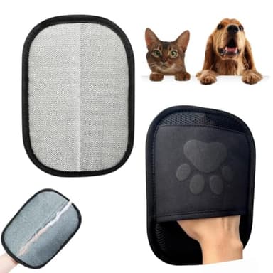 Belyuno Gant Anti Poils Animaux, Gant Poils Animaux reutilisable,Gant Anti Poils Animaux électrostatique réutilisable Nettoyage Poils Chien Chat