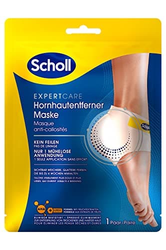 Scholl Masque anti-callosités – Chaussettes anti-callosités – Masque pour pieds doux et soyeux