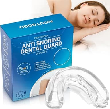 AIOUTGOGO Anti Ronflement Efficace Puissant,Prêt à l'emploi Appareil Anti Ronflement,Confort Orthese Anti Ronflement,Orthese Adapté Hommes et Femmes pour le Ronflent