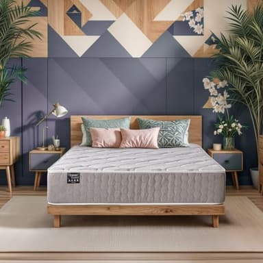 T-ORMU Matelas 200x200 Mémoire de Forme Premium – Fermeté Moyenne-Haute Orthopédique – 7 Zones de Confort – Respirant Hypoallergénique – Hauteur 27 cm – Certifié Oeko-TEX