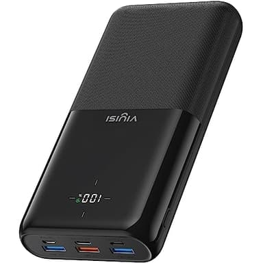 VIYISI Batterie Externe 30000 mAh, 22,5W Charge Rapide Power Bank USB C Portable avec Grosse Capacité pour Samsung iPhone 15 14 13 12 11 XR Xiaomi(Noir)